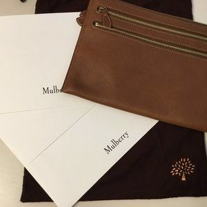 MULBERRY Zip Pouch - Authentic, Original Owner - 6.x 9 w dustbag